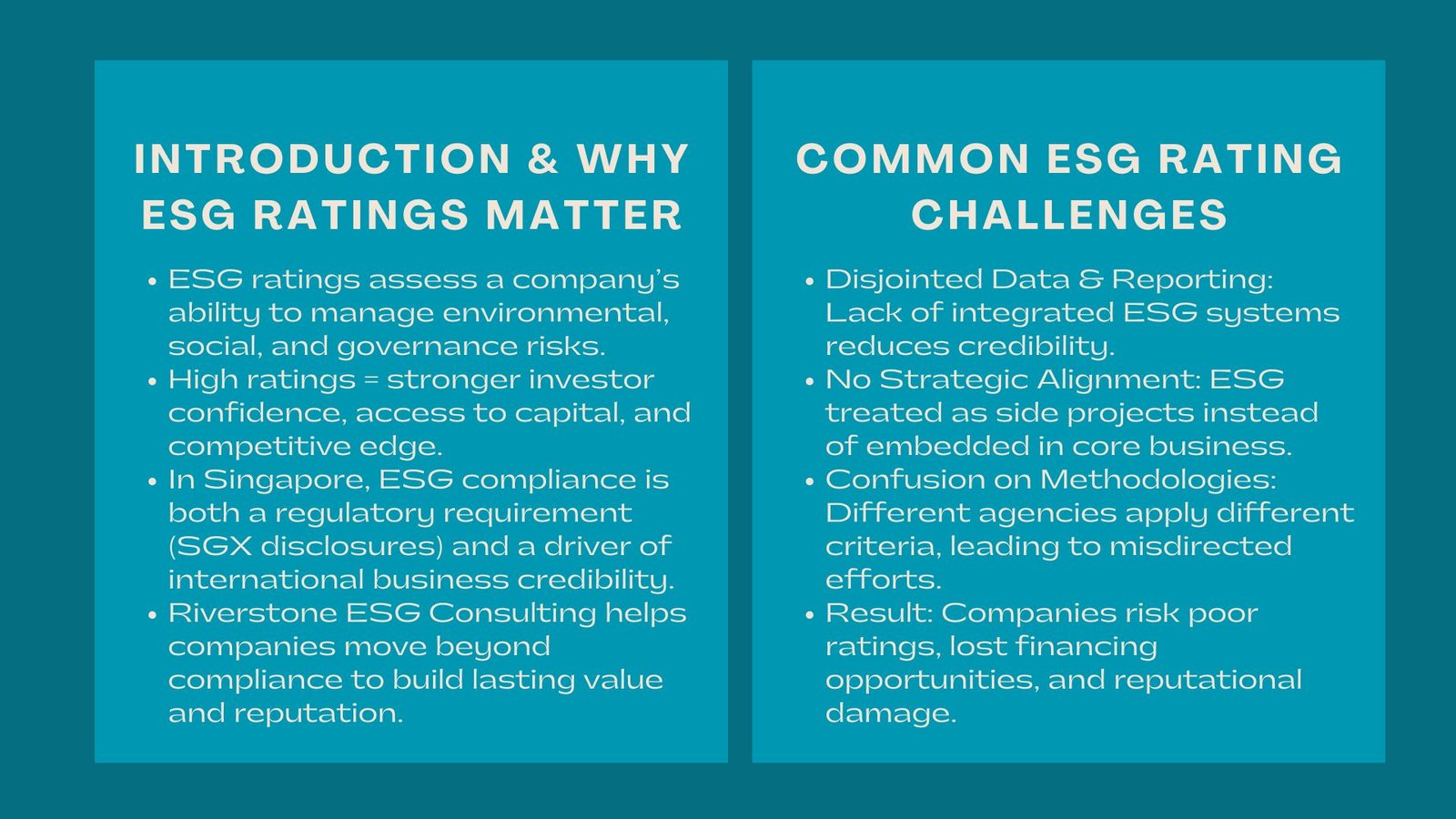 How to Improve Your ESG Rating