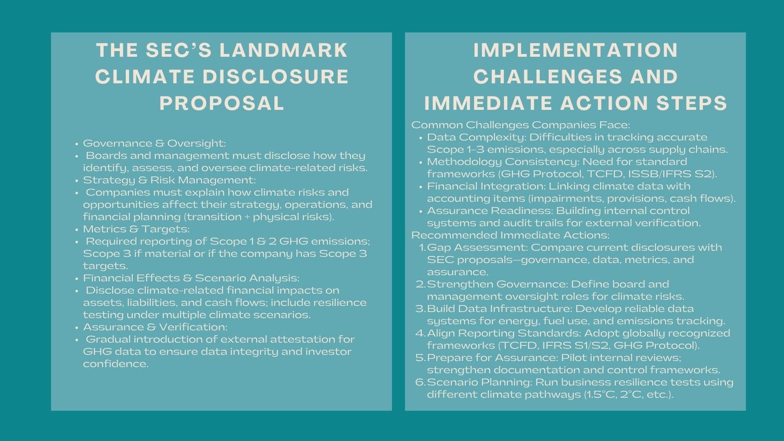 Accredited SEC Climate Reporting Rules Course