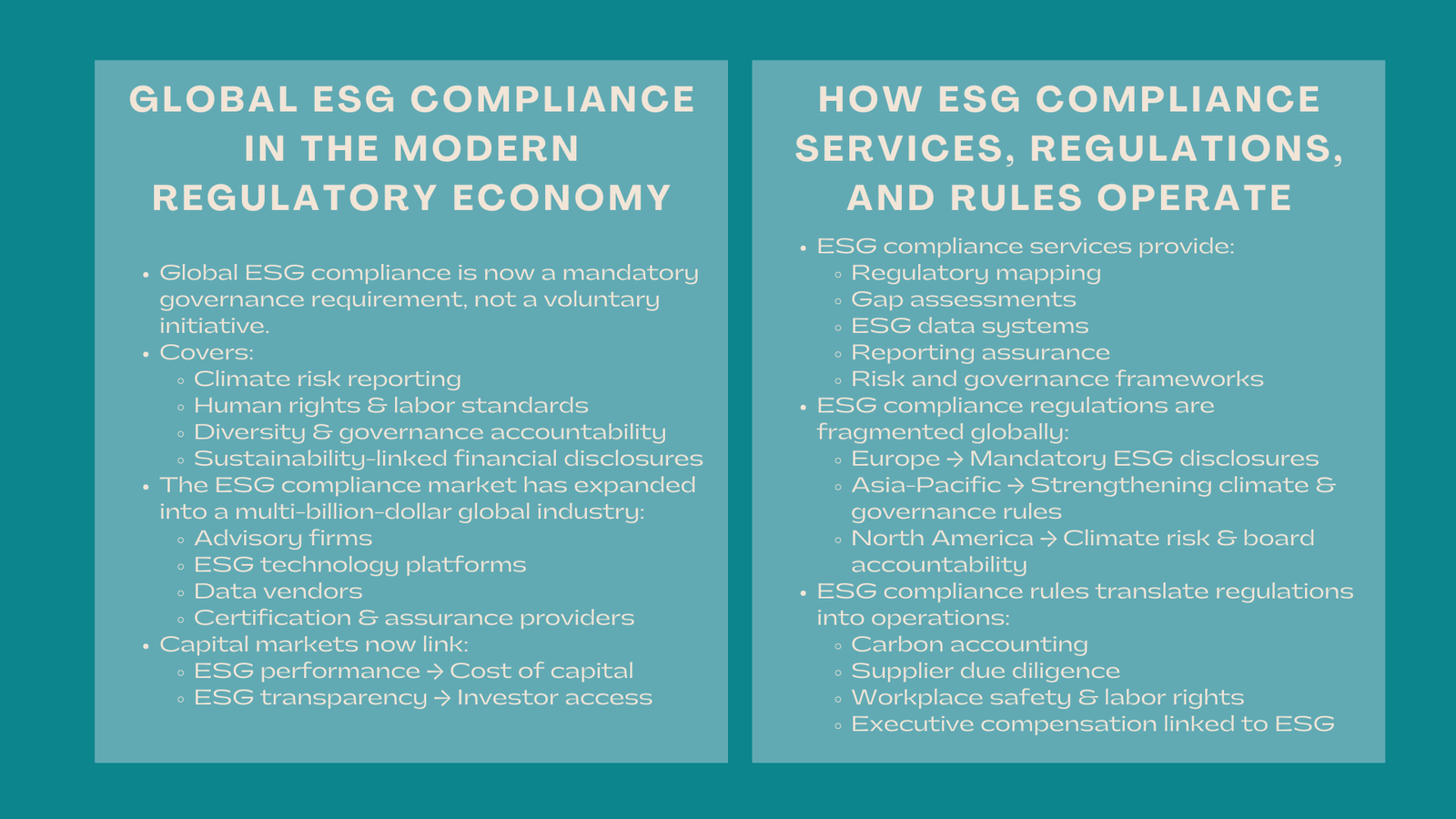 Certified Global ESG Compliance Training
