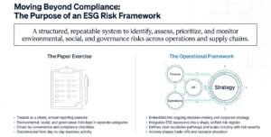 What Is ESG Risk Management Framework?